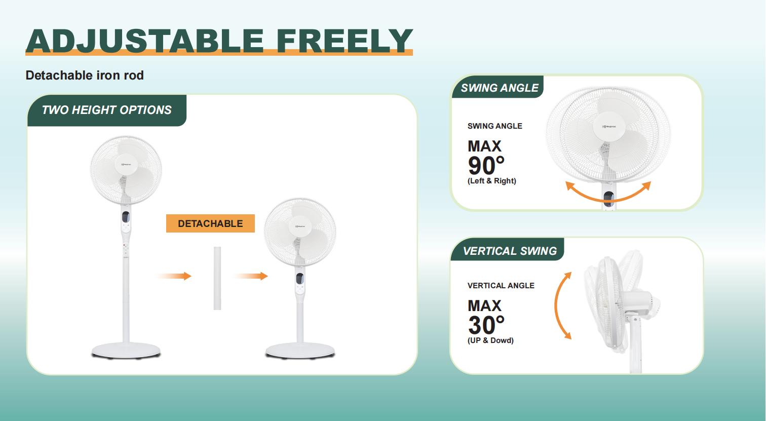 height and angle adjustable altura y ángulo ajustables