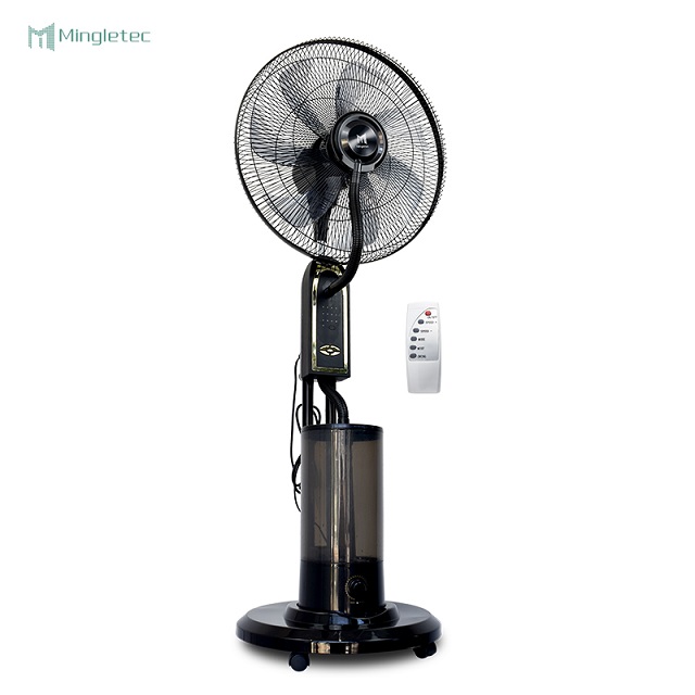 Ventilador de niebla de agua BLDC de 18 pulgadas con control remoto para uso doméstico