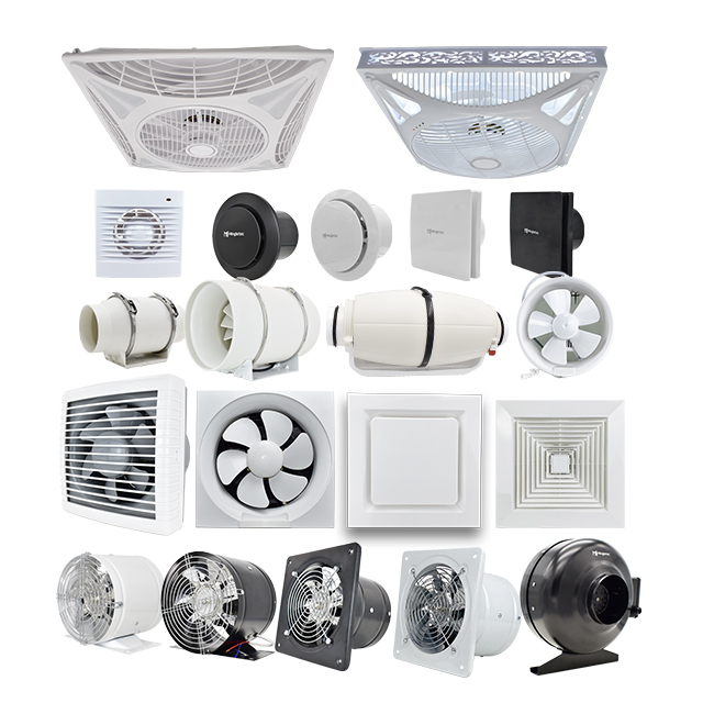 Fabricante de ventilación de ventilador de escape doméstico