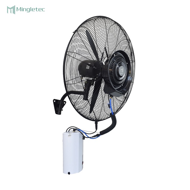 Ventilador de nebulización de pulverización industrial montado en la pared de alta resistencia para uso en fábrica