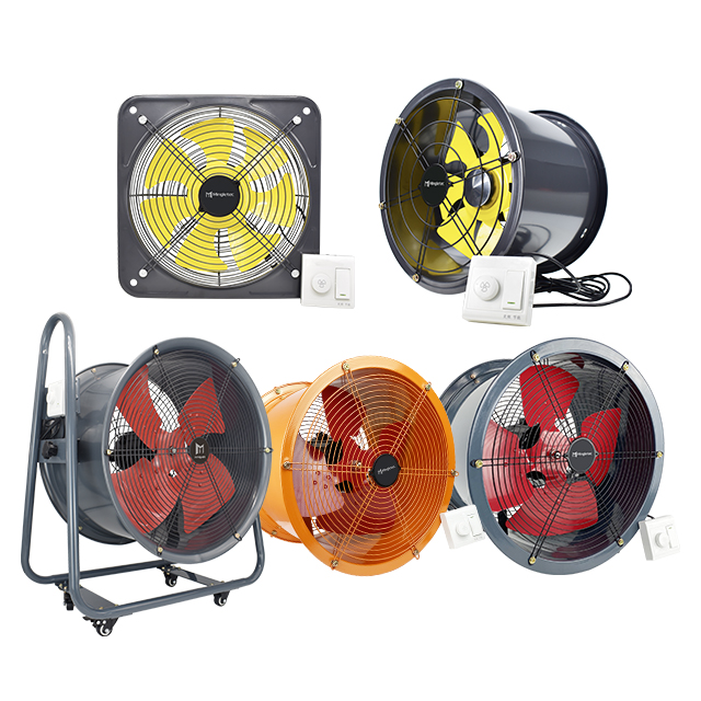 Fabricante de ventilación de ventilador de escape industrial