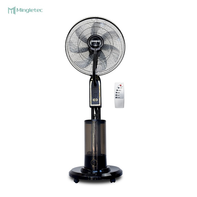 Ventilador de niebla de agua BLDC de 18 pulgadas con control remoto para uso doméstico