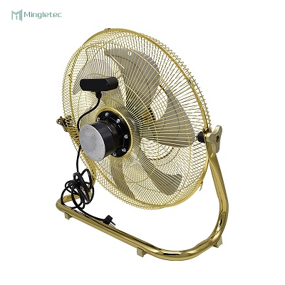 Ventilador de piso eléctrico con motor sin escobillas de alta calidad de 18 pulgadas con 6 aspas