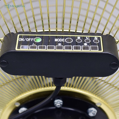 Ventilador de piso eléctrico con motor sin escobillas de alta calidad de 18 pulgadas con 6 aspas