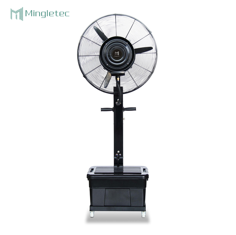Ventiladores eléctricos de nebulización de agua con enfriador de aire industrial con tanque de agua de 42L