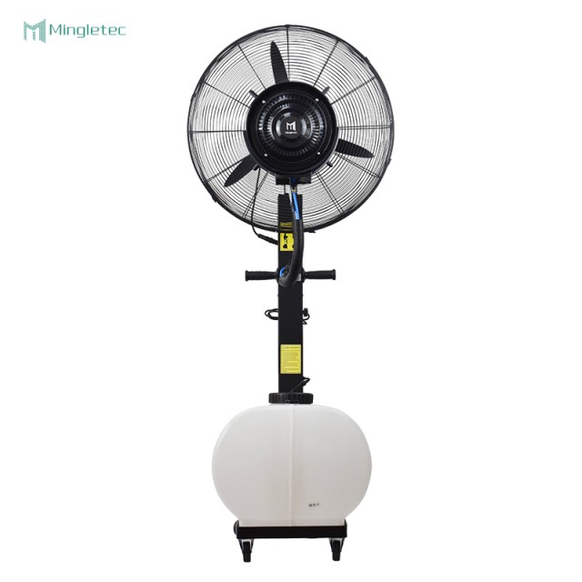 Ventilador de refrigeración por pulverización de agua industrial oscilante de 30 pulgadas