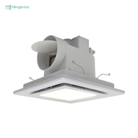Ventilador de techo para baño con luz