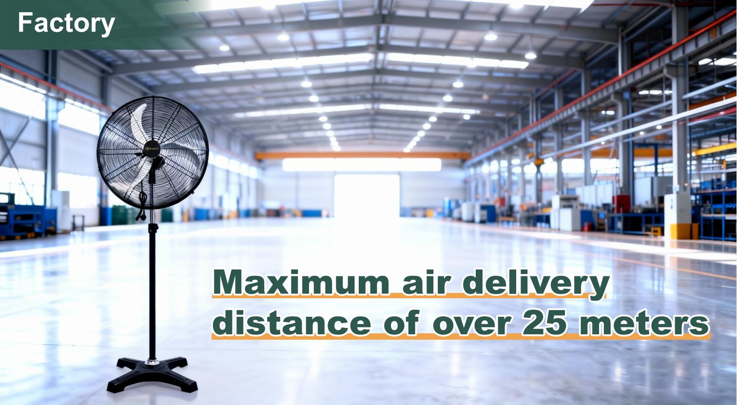 ventilador industrial para uso en f&aacute;brica