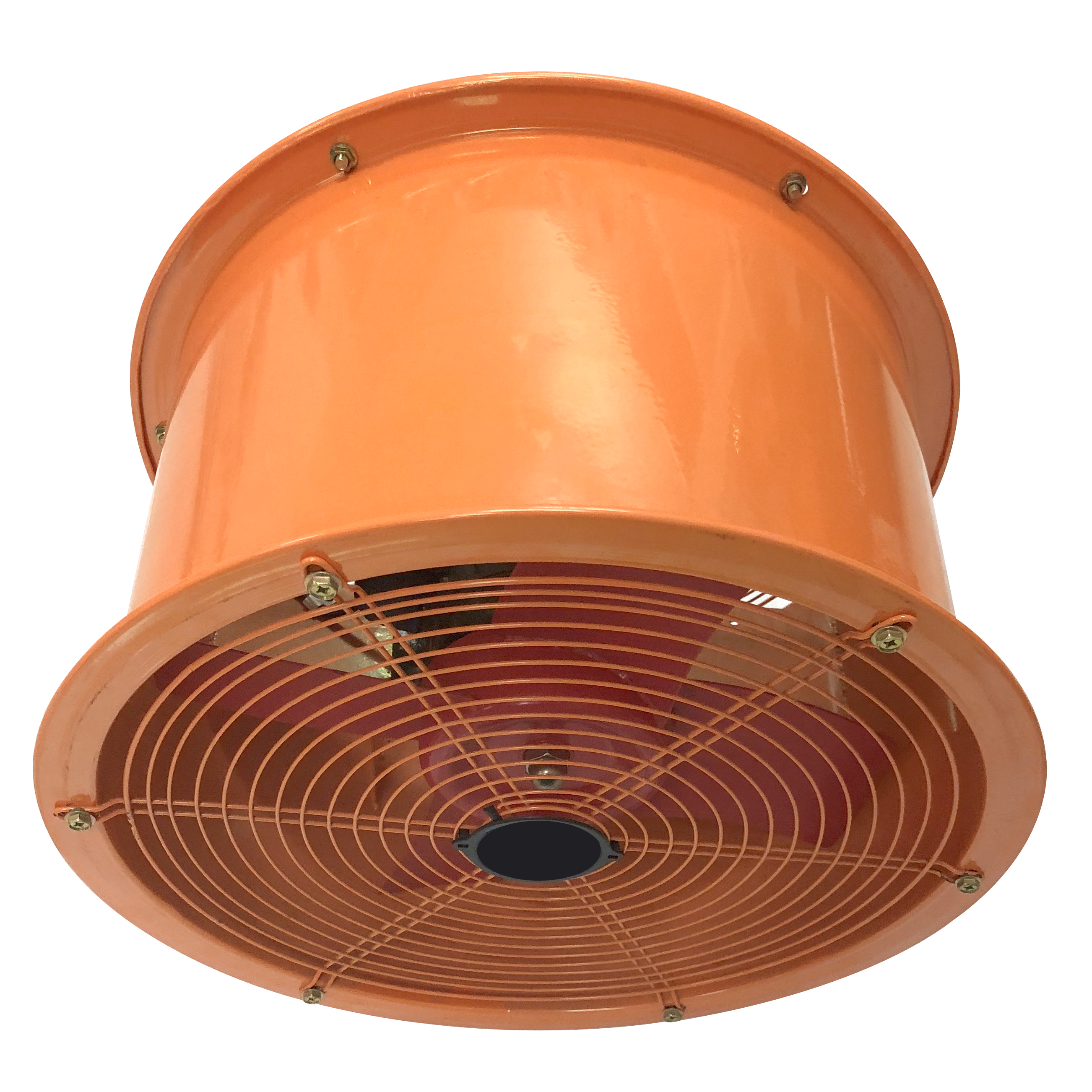Ventilador de flujo axial industrial de hoja de metal de alta presión para uso en fábrica
