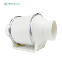 Ventilador de ventilación de conducto en línea silencioso eléctrico tipo CA de alta velocidad