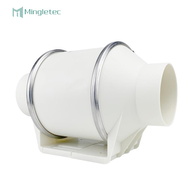 Ventilador de ventilación de conducto en línea silencioso eléctrico tipo CA de alta velocidad