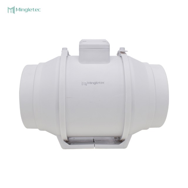 Ventilador de conducto en línea de ventilación de plástico Bldc de 4 6 8 pulgadas