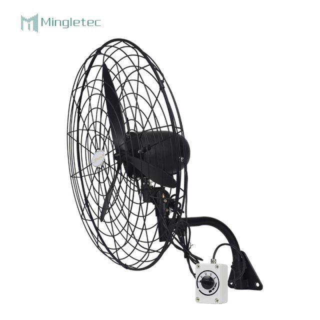 Ventilador de pared de refrigeración industrial de almacén de fábrica con interruptor