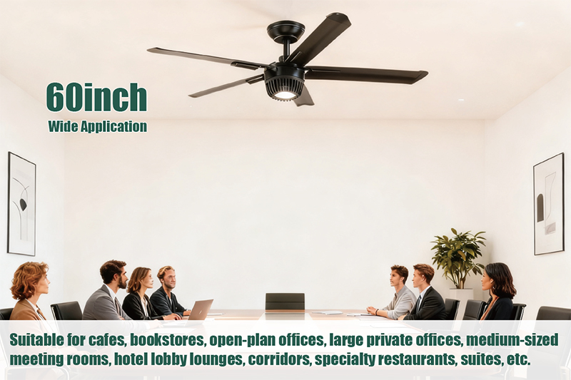 ventilador de techo para salas de reuniones