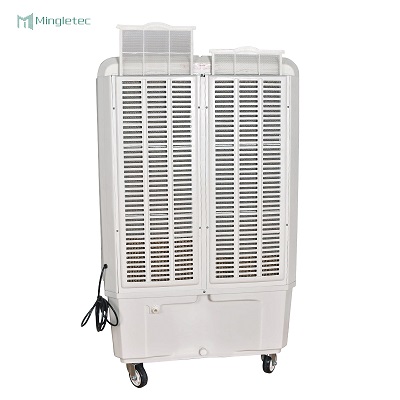 Buenos precios al por mayor silencioso ventilador de refrigeración por evaporación móvil