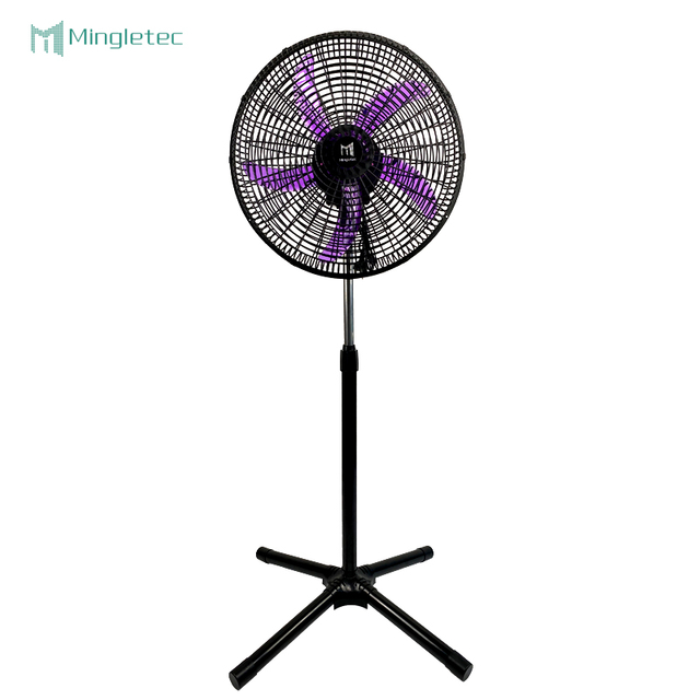 Ventilador permanente comercial eléctrico con base de buey de plástico de 18 pulgadas para uso doméstico