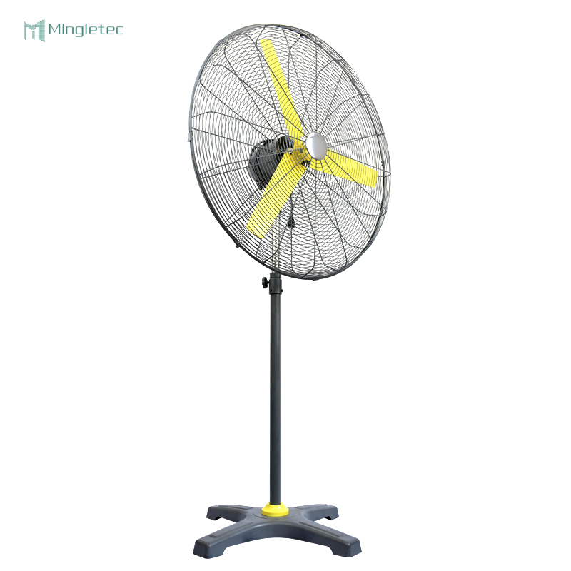 Ventilador de pie con base de buey eléctrico de metal de alta presión
