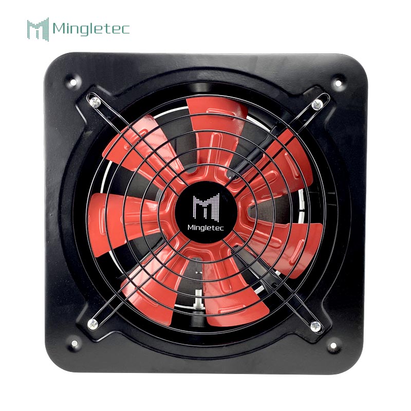 Ventilador de ventilación de escape negro con rodamiento de bolas doble para uso doméstico de 110V 220V