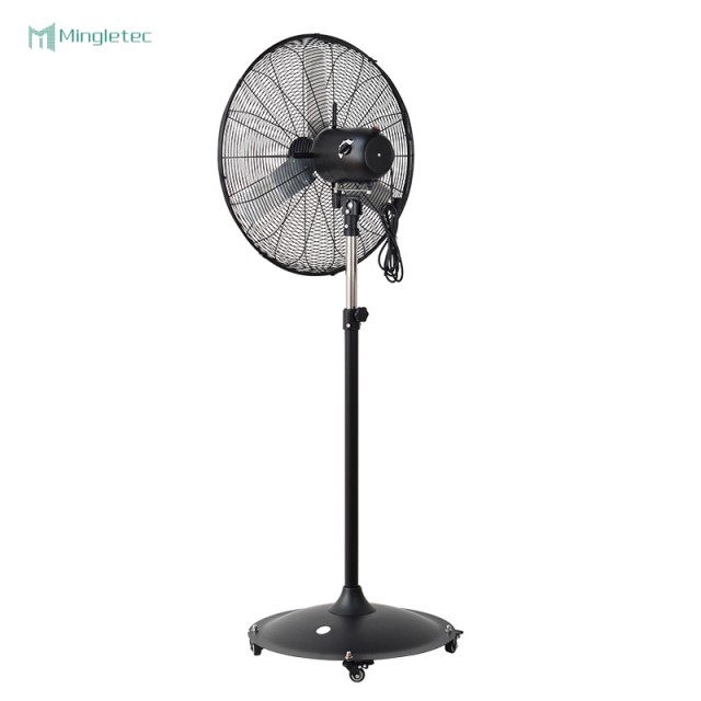 Ventilador de refrigeración de pedestal industrial eléctrico con ruedas