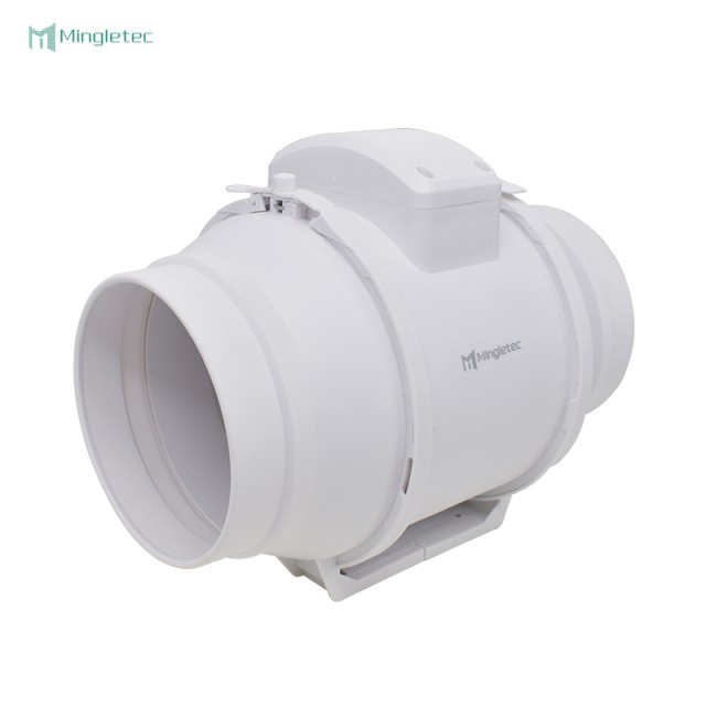 Ventilador de conducto en línea de ventilación de plástico Bldc de 4 6 8 pulgadas
