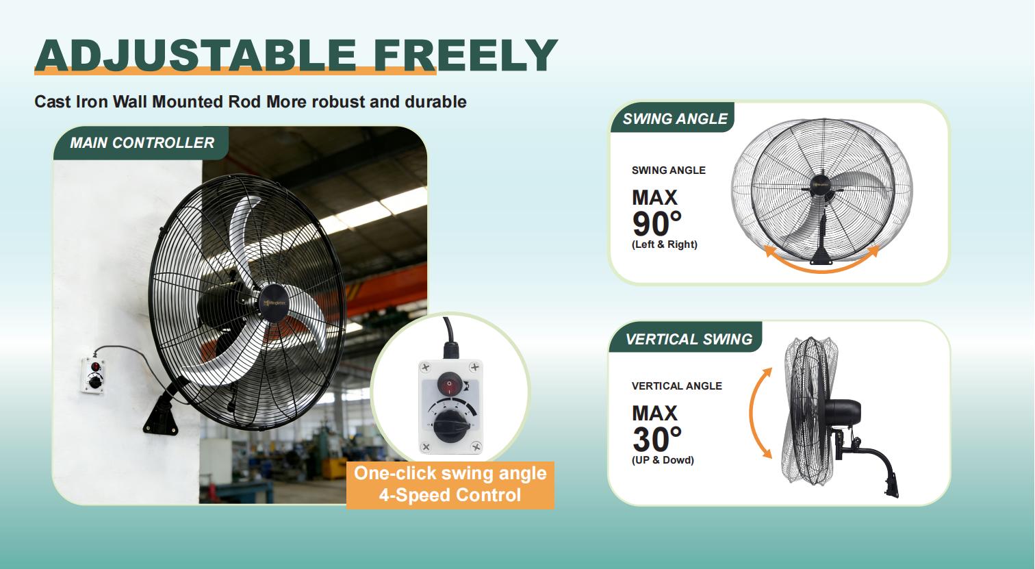 &Aacute;ngulo ajustable libremente 