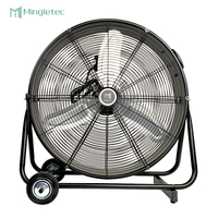 Stadium Warehouse fan industrial potente del tambor del piso del metal de 30 pulgadas