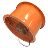 Ventilador de flujo axial industrial de hoja de metal de alta presión para uso en fábrica