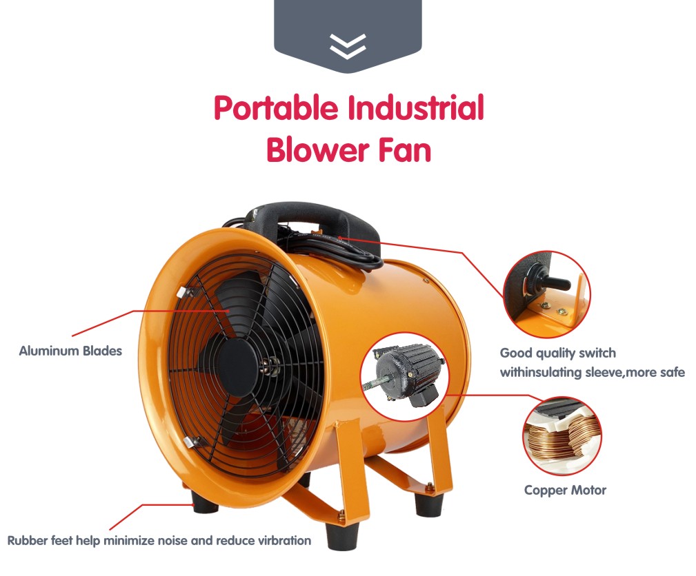 Ventilador industrial portátil