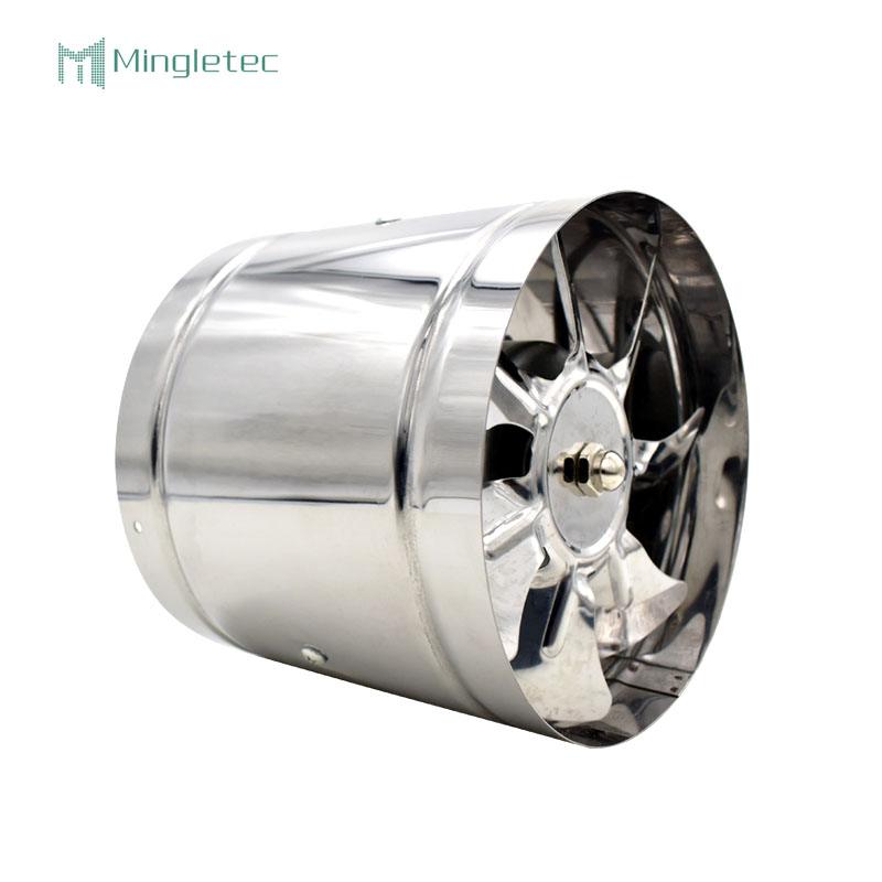 Ventilador de flujo axial extractor silencioso de acero inoxidable de 220 V para cocinas