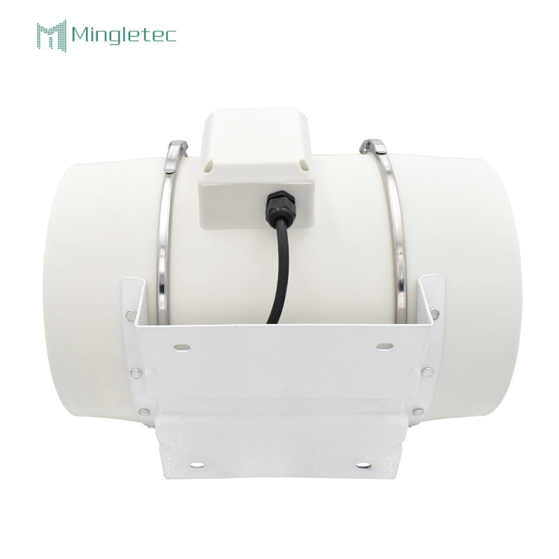 Ventilador de conducto en línea montado en la pared de 6 pulgadas de bajo ruido con controlador de velocidad