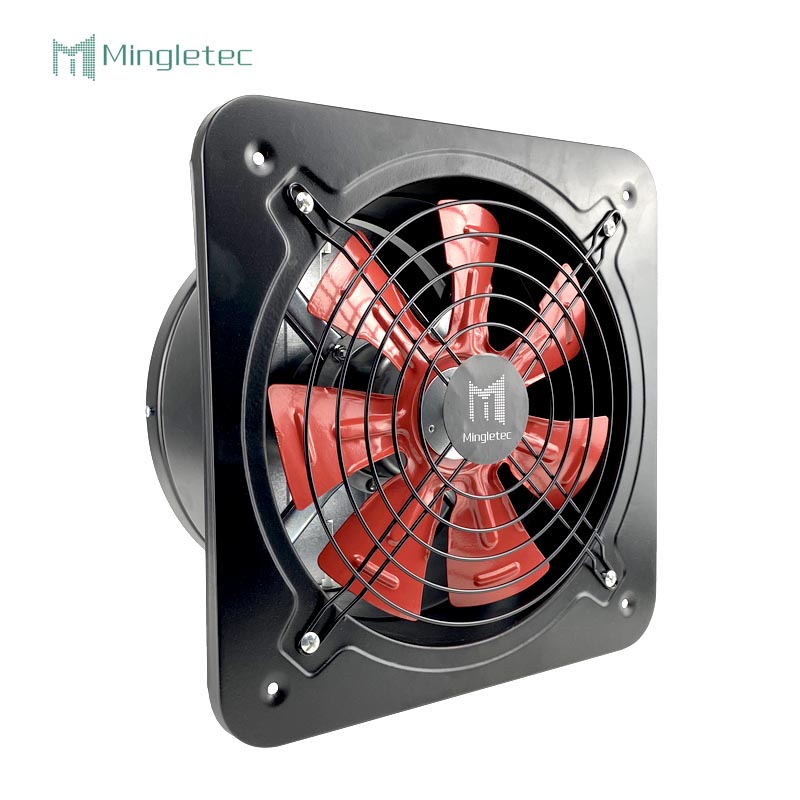 Ventilador de ventilación de escape negro con rodamiento de bolas doble para uso doméstico de 110V 220V