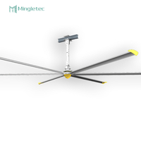 Ventiladores de techo industriales Hvls modernos de gran tamaño para uso en garaje de granja