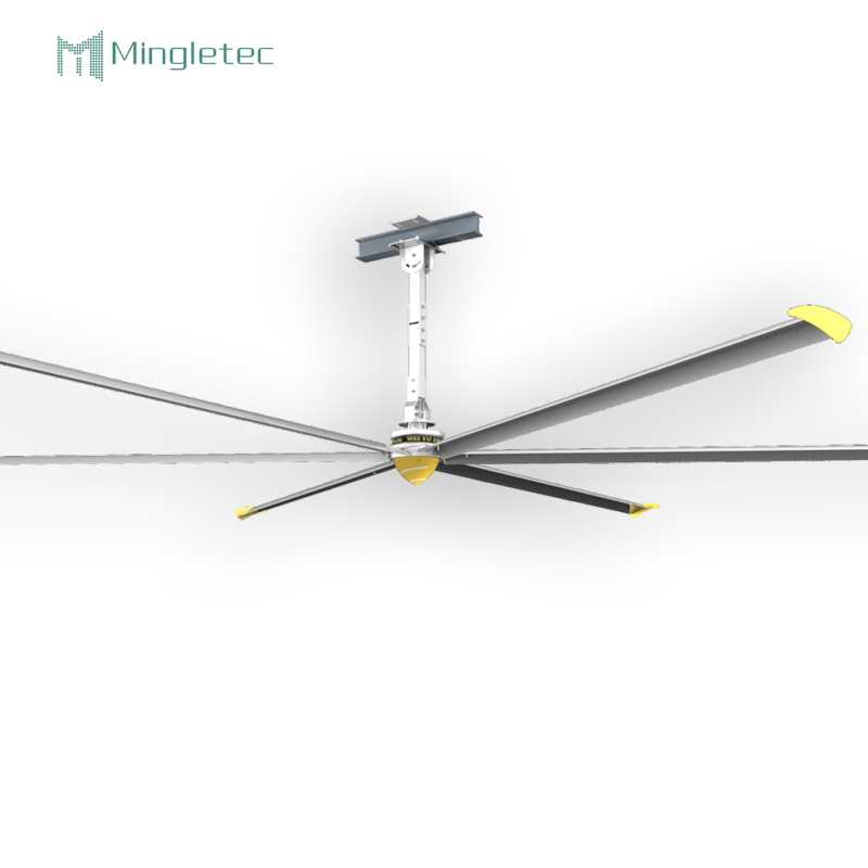 Ventiladores de techo industriales Hvls modernos de gran tamaño para uso en garaje de granja