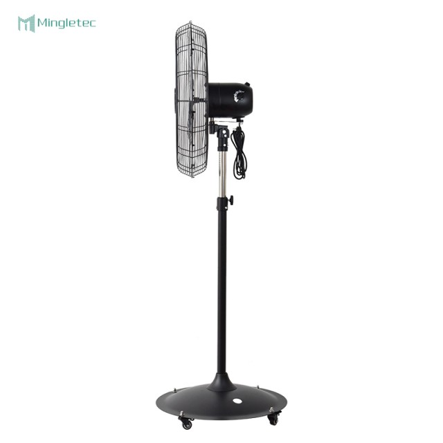 Ventilador de refrigeración de pedestal industrial eléctrico con ruedas