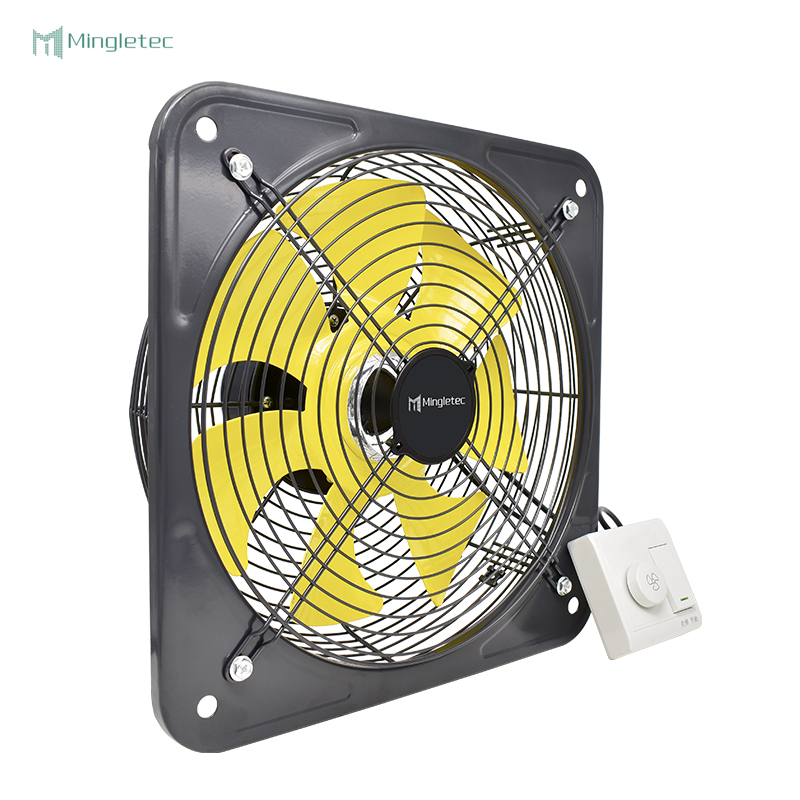 Ventilador de escape montado en la pared de metal completo BLDC para uso en almacén