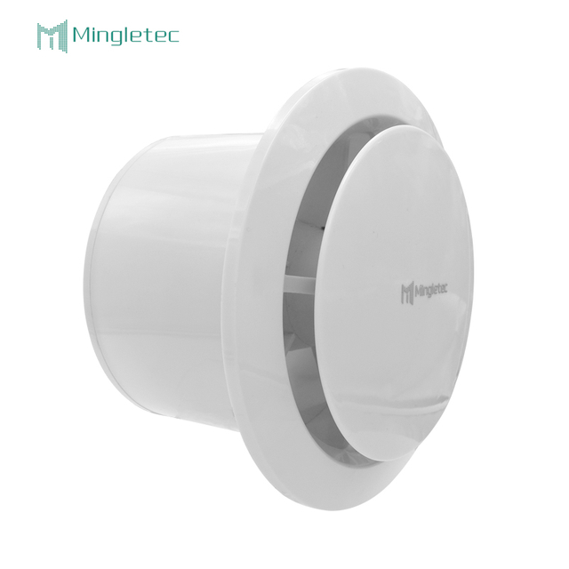 Extractor de ventilación de montaje en pared de forma redonda de alta velocidad de 4 6 pulgadas