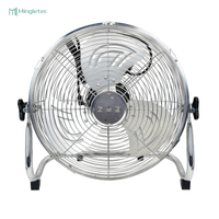 Ventilador de piso comercial eléctrico de alta velocidad de 20 pulgadas con 3 aspas de aluminio