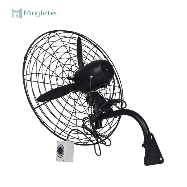 Ventilador de pared de refrigeración industrial de almacén de fábrica con interruptor