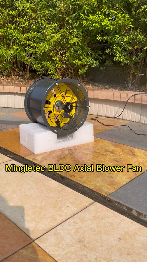 Ventilador axial BLDC de alta velocidad de 12 y 16 pulgadas