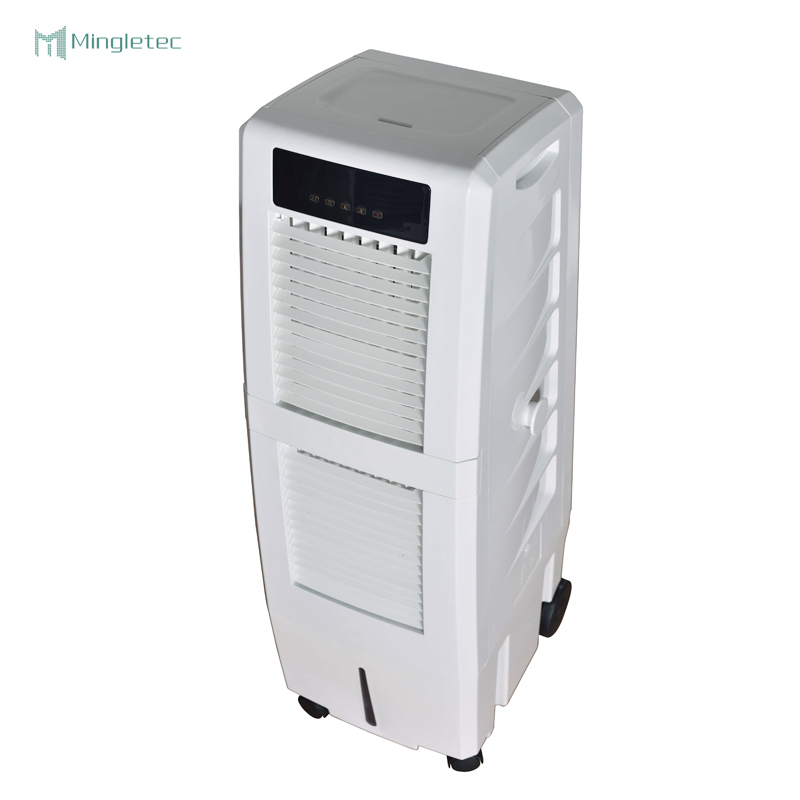 Potente ventilador de refrigeración por evaporación comercial para uso en restaurantes de hoteles