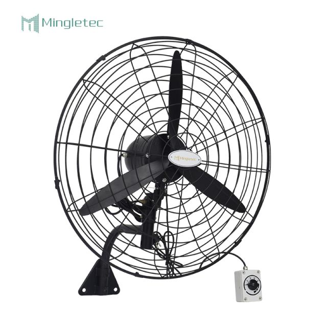 Ventilador de pared de refrigeración industrial de almacén de fábrica con interruptor