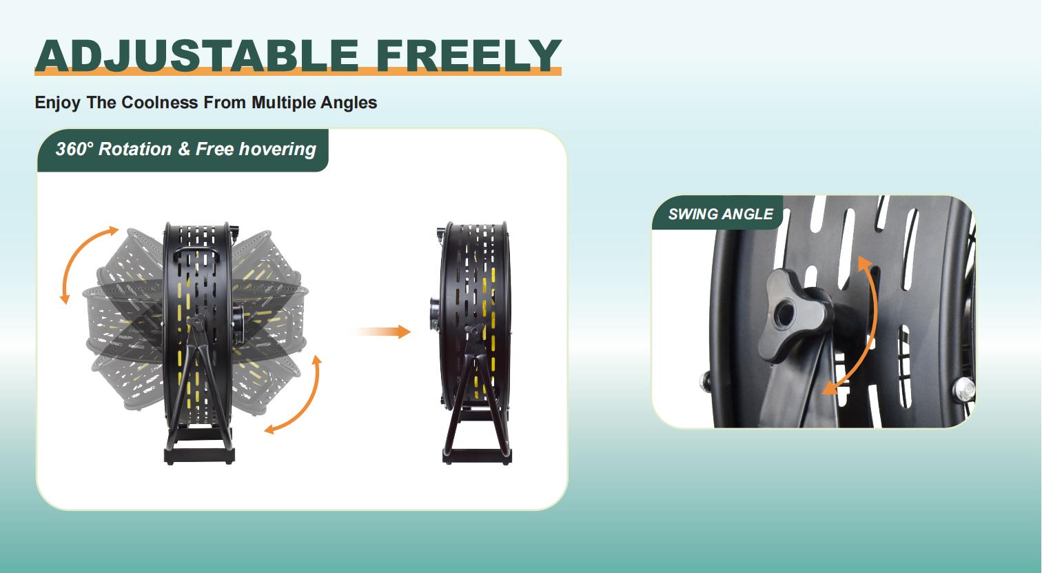 &Aacute;ngulo de 360 ​​grados ajustable 