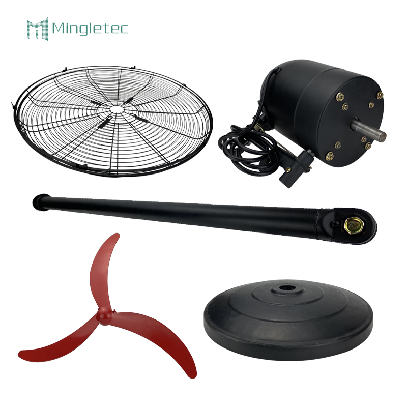 La parte del ventilador completo.