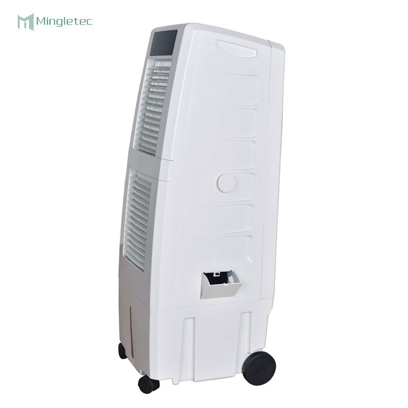 Potente ventilador de refrigeración por evaporación comercial para uso en restaurantes de hoteles