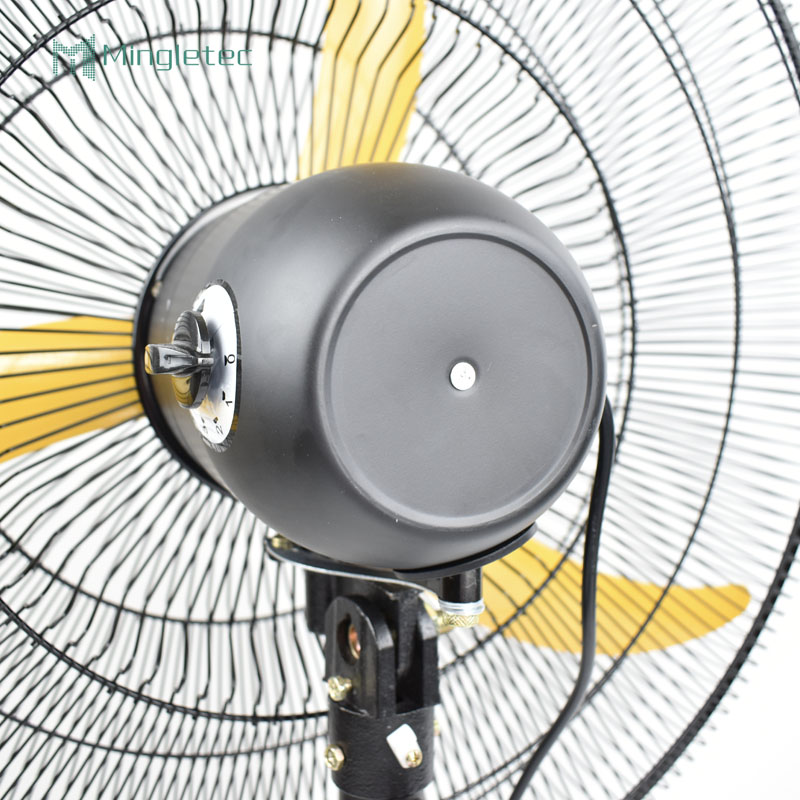 la parte posterior del motor MFJ-C con aspas amarillas