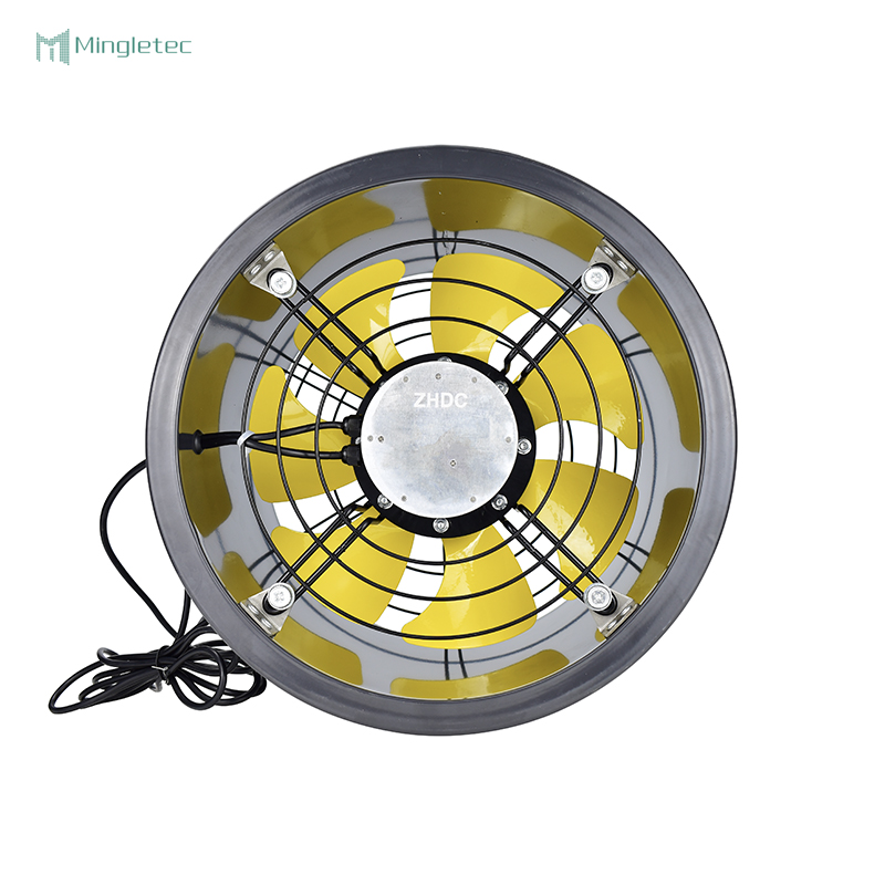 El almacén de la fábrica utiliza un ventilador de ahorro de energía de alta presión de 12 pulgadas