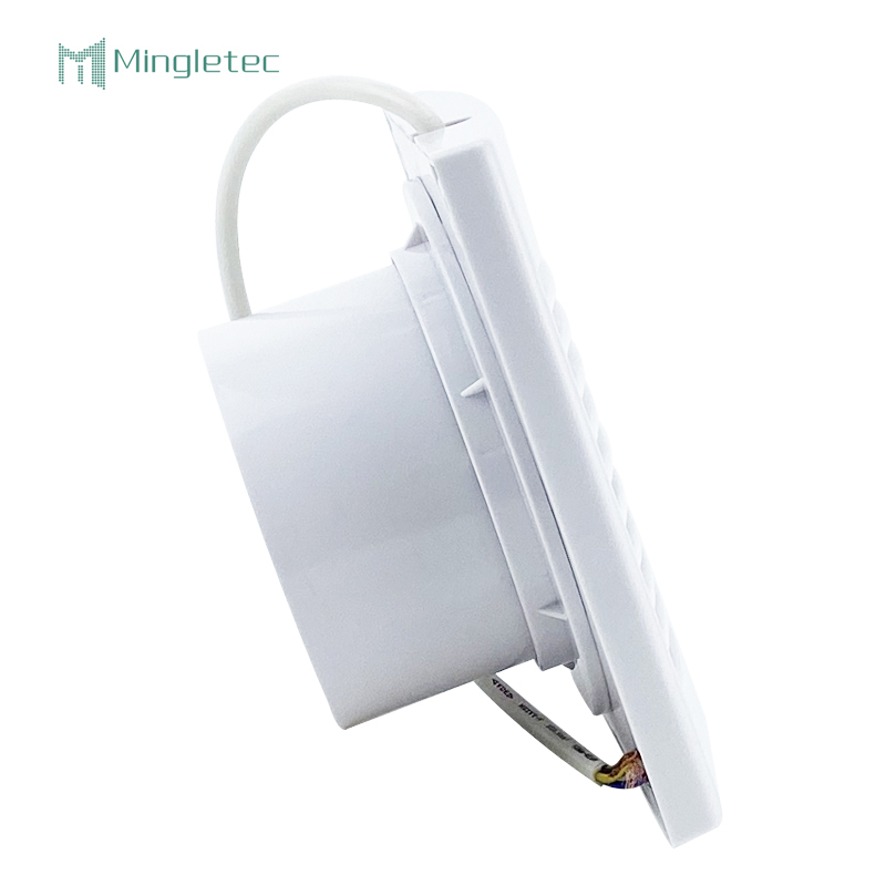 Extractor de aire montado en ventana de tamaño pequeño de 4, 5, 6 y 8 pulgadas con luz LED