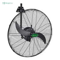 fan industrial de la pared de las cuchillas de aluminio resistentes de 110v 220v para Warehouse