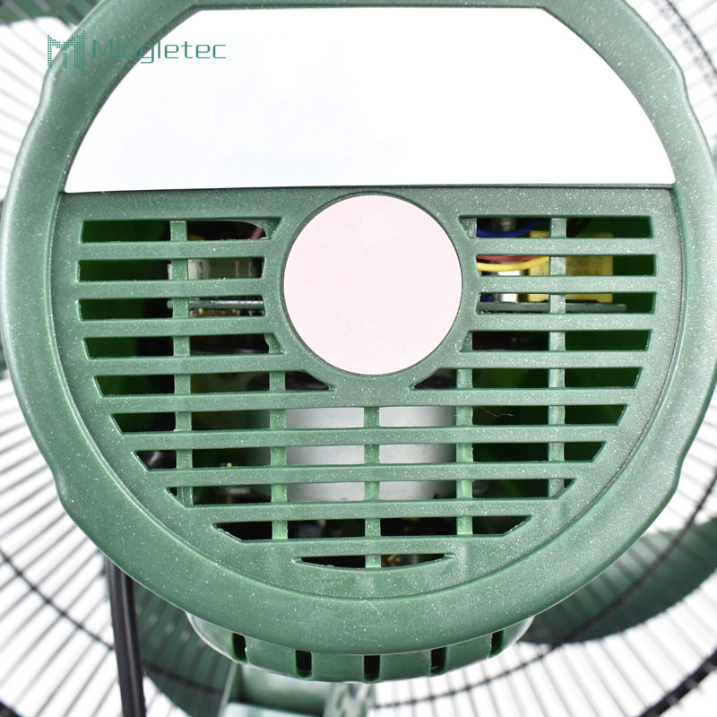 Parte trasera del motor de ventilador comercial de 18 pulgadas