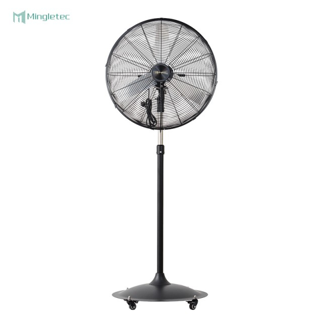 Ventilador de refrigeración de pedestal industrial eléctrico con ruedas